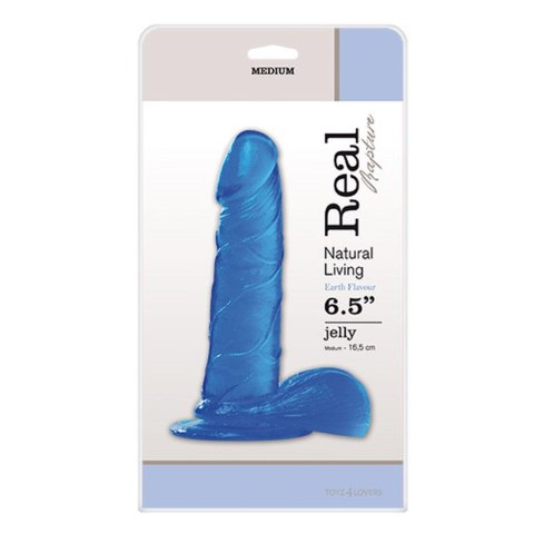 Dildo-JELLY DILDO REAL RAPTURE BLUE 6,5"""""""""""""""" Dildo-JELLY DILDO REAL RAPTURE BLUE 6,5""""""""""""""""