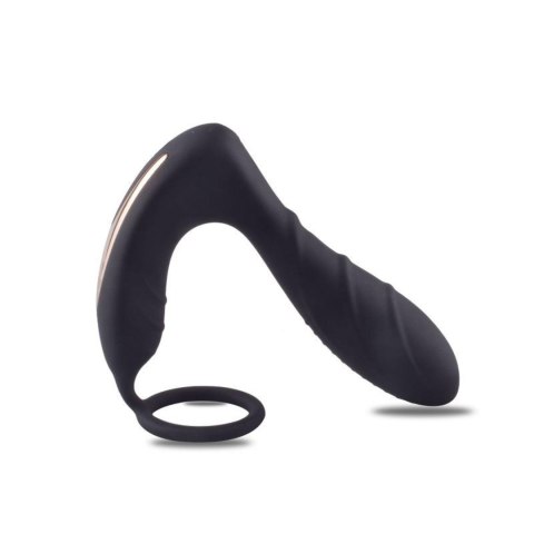 Stimolatore prostatico vibrante con anello fallico Stimolatore prostatico vibrante con anello fallico