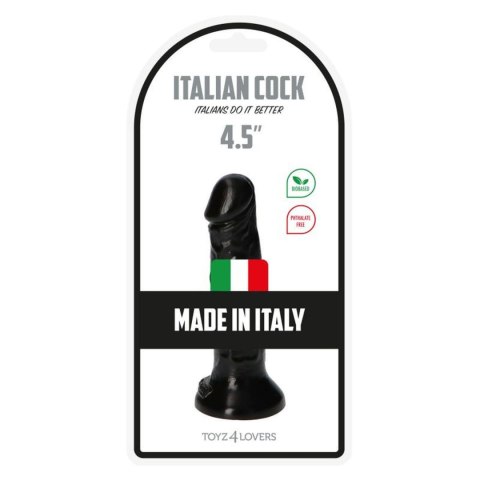 Dildo-Italian Cock 4,5""Black Dildo-Italian Cock 4,5""Black