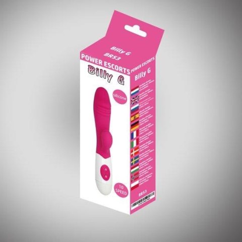 Billy g pink 20 cm silicone vibrating 10 speed Billy g pink 20 cm silicone vibrating 10 speed