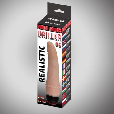 Driller 06 flesh 21 cm realistic vibrating Driller 06 flesh 21 cm realistic vibrating