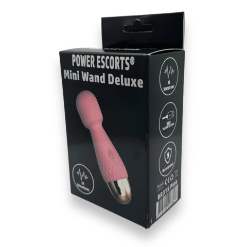 Power Escorts - Mini Wand De Luxe Pink - 11,6 Cm / 4.5 Inch Silicone Wand Massager Power Escorts - Mini Wand De Luxe Pink - 11,6 Cm / 4.5 Inch Silicone Wand Massager