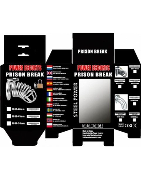 Prison BReak black small 40 mm with lock Prison BReak black small 40 mm with lock
