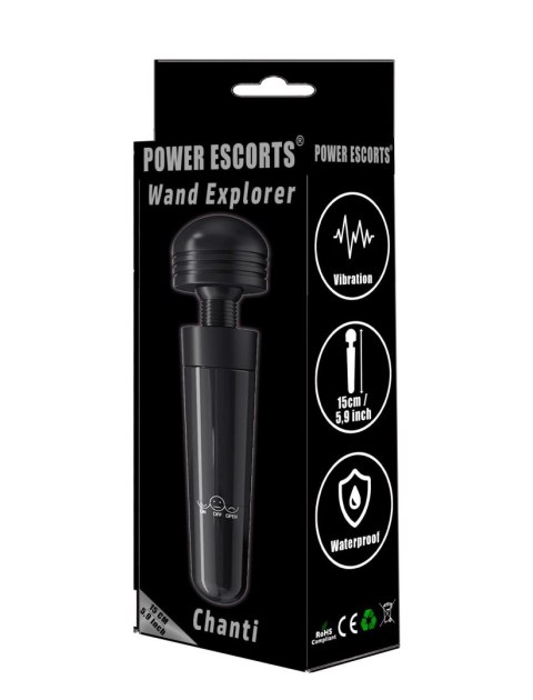 Wnd Explorer -Chanti-Vibrator 15cm-Black Wnd Explorer -Chanti-Vibrator 15cm-Black