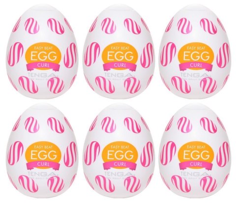 Tenga Egg Curl Pack of 6 Tenga Egg Curl Pack of 6