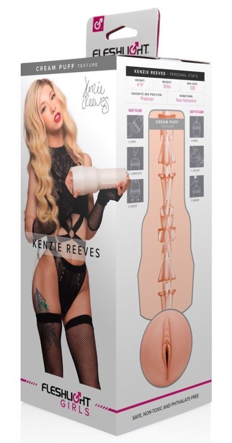Fleshlight Kenzie Reeves Creampuff - masturbator Fleshlight Kenzie Reeves Creampuff - masturbator