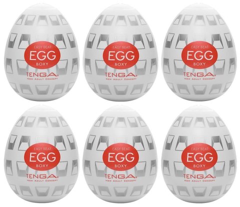 Tenga Egg Boxy Pack of 6 Tenga Egg Boxy Pack of 6