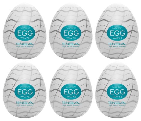Tenga Egg Wavy II Pack of 6 Tenga Egg Wavy II Pack of 6