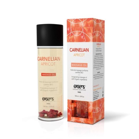 CARNELIAN APRICOT Organic Massage Oil with stones 100 ml CARNELIAN APRICOT Organic Massage Oil with stones 100 ml