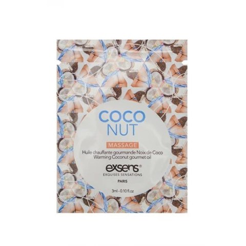 COCONUT SACHET Warming gourmet massage oil (3 ml x 10 szt.) COCONUT SACHET Warming gourmet massage oil (3 ml x 10 szt.)