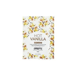 HOT VANILLA SACHET Warming gourmet massage oil (3 ml x 10 szt.)
