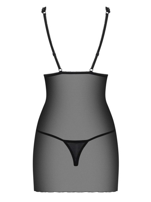 Bielizna-Lucita koszulka i stringi czarna S/M Bielizna-Lucita koszulka i stringi czarna S/M