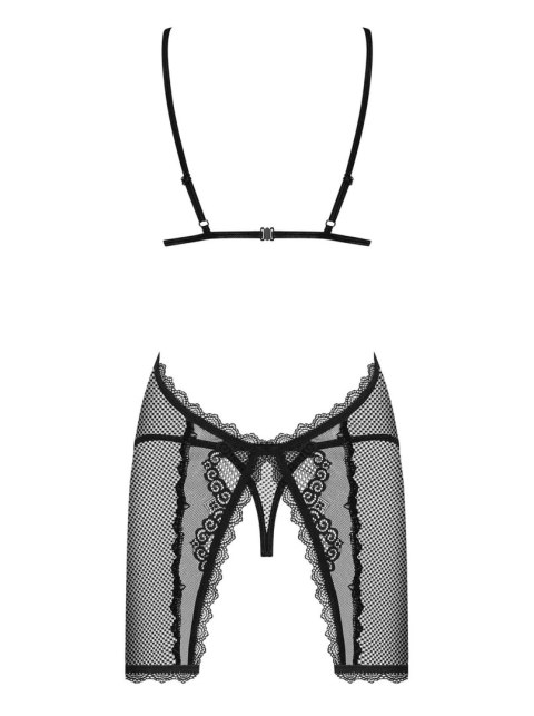 Bielizna-Millagro koszulka i stringi czarna L/XL Bielizna-Millagro koszulka i stringi czarna L/XL