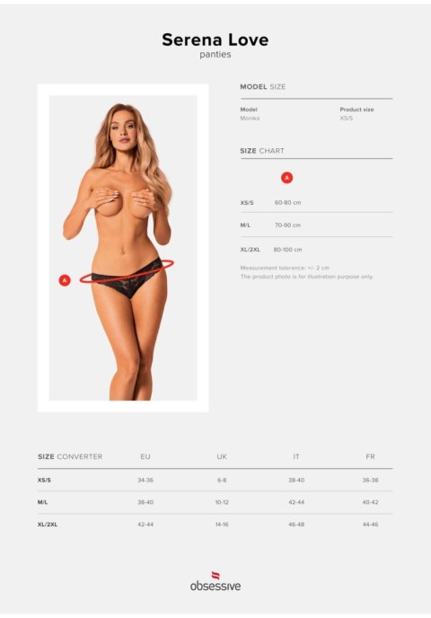 Bielizna-Serena Love figi XS/S Bielizna-Serena Love figi XS/S