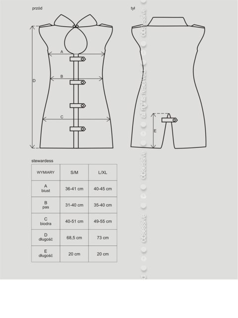 Bielizna-Stewardess kostium S/M Bielizna-Stewardess kostium S/M