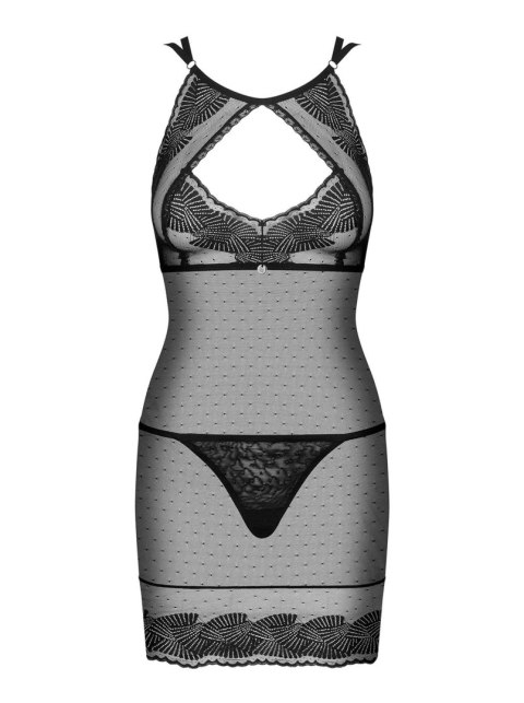 Bielizna-Allastia koszulka i string czarna L/XL Bielizna-Allastia koszulka i string czarna L/XL