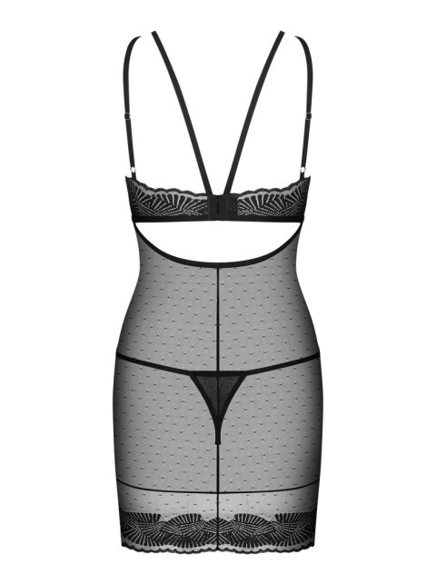 Bielizna-Allastia koszulka i string czarna L/XL Bielizna-Allastia koszulka i string czarna L/XL