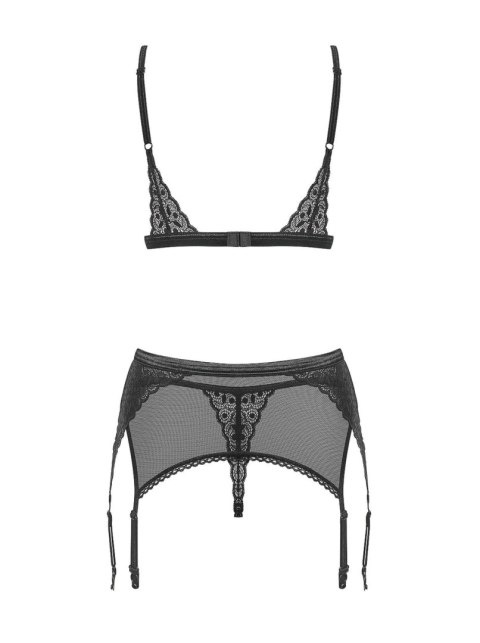 Bielizna-Shibu komplet 3-częściowy czarny L/XL Bielizna-Shibu komplet 3-częściowy czarny L/XL