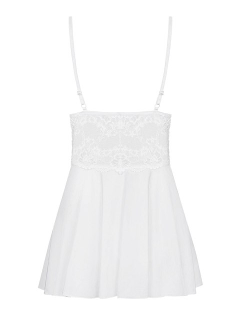 Bielizna-810-BAB-2 babydoll i stringi biała S/M Bielizna-810-BAB-2 babydoll i stringi biała S/M