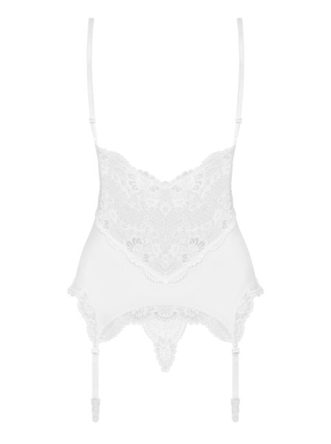 Gorset i stringi 810-COR-2 biały S/M Gorset i stringi 810-COR-2 biały S/M