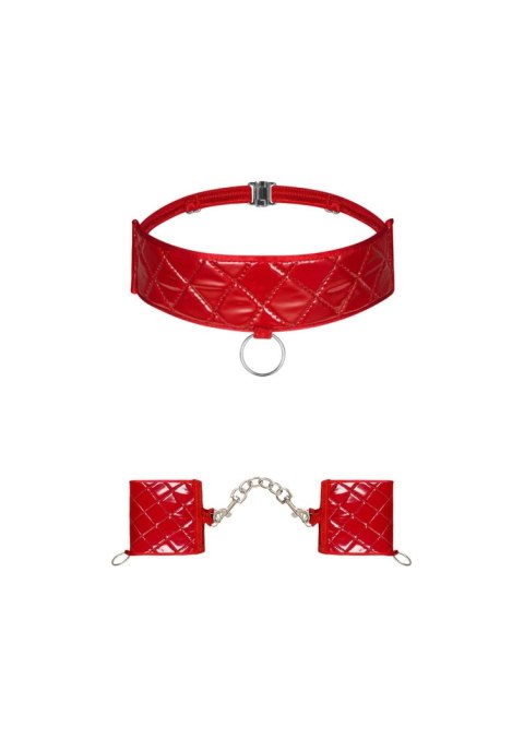 Bielizna-Hunteria kajdanki i choker O/S Bielizna-Hunteria kajdanki i choker O/S