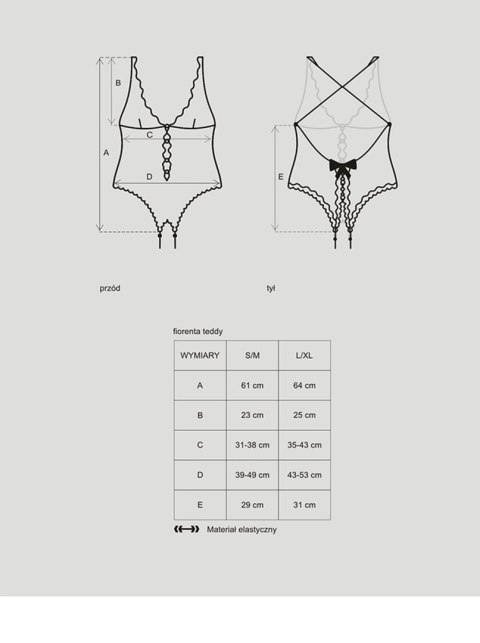 Bielizna-Fiorenta body S/M Bielizna-Fiorenta body S/M