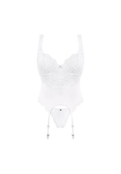 Bielizna-Amor Blanco gorset i stringi biały L/XL Bielizna-Amor Blanco gorset i stringi biały L/XL