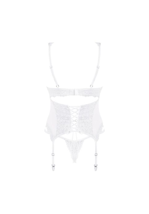Bielizna-Amor Blanco gorset i stringi biały L/XL Bielizna-Amor Blanco gorset i stringi biały L/XL