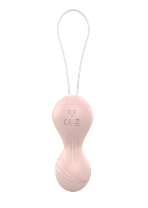 Kulki Kegel z Wibrującego Silikonu USB 10 Funkcji / Zdalne Sterowanie - Kolor Cielisty Kulki Kegel z Wibrującego Silikonu USB 10 Funkcji / Zdalne Sterowanie - Kolor Cielisty