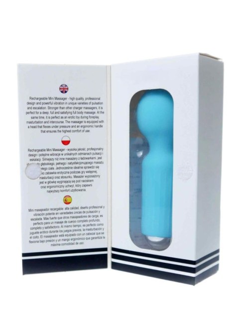 Stymulator-Rechargeable Mini Masager USB 20 Functions - Blue Stymulator-Rechargeable Mini Masager USB 20 Functions - Blue