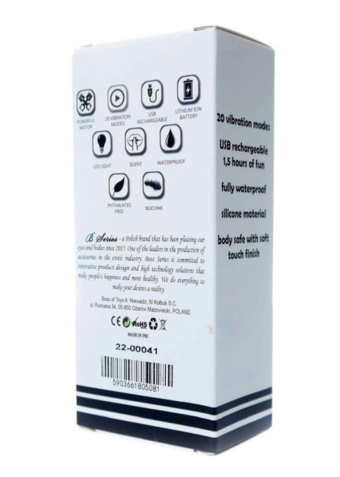 Stymulator-Rechargeable Mini Masager USB 20 Functions - Pink Stymulator-Rechargeable Mini Masager USB 20 Functions - Pink