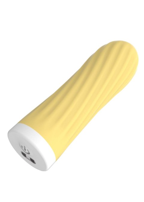 Stymulator-Rechargeable Silicone Touch Vibrator USB 10 Functions - Yellow Stymulator-Rechargeable Silicone Touch Vibrator USB 10 Functions - Yellow