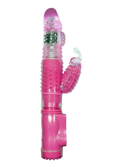 Wibrator-Królik, Wibracja/Rotacja/Góra-dół 36 funkcji Różowy Wibrator-Królik, Wibracja/Rotacja/Góra-dół 36 funkcji Różowy