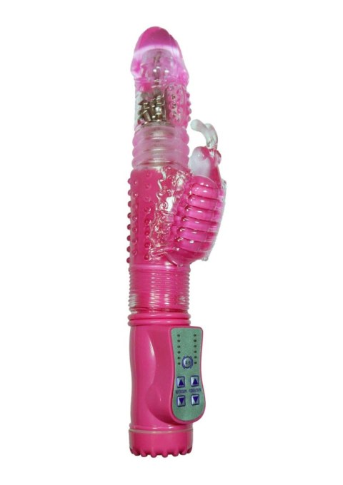 Wibrator-Królik, Wibracja/Rotacja/Góra-dół 36 funkcji Różowy Wibrator-Królik, Wibracja/Rotacja/Góra-dół 36 funkcji Różowy