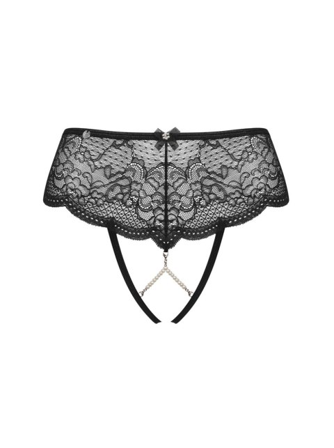 Bielizna-Pearlove figi czarne XS/S Bielizna-Pearlove figi czarne XS/S