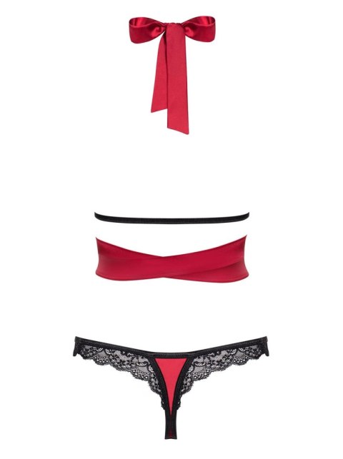 Bielizna-Sensuelia komplet 2-częściowy czerwony L/XL Bielizna-Sensuelia komplet 2-częściowy czerwony L/XL