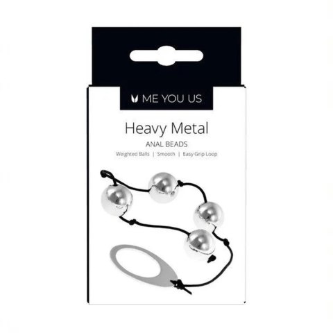 Kulki- Me You Us Heavy Metal Anal Beads Silver Kulki- Me You Us Heavy Metal Anal Beads Silver
