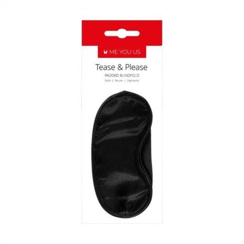 Maska- Me You Us Tease And Please Padded Blindfold Black Maska- Me You Us Tease And Please Padded Blindfold Black