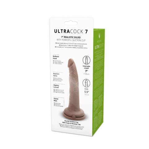 Me You Us Silicone Ultra Cock Caramel 7in Me You Us Silicone Ultra Cock Caramel 7in