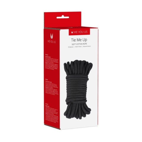 Me You Us Tie Me Up Rope Black 10m Me You Us Tie Me Up Rope Black 10m