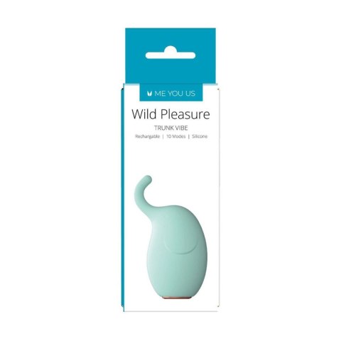Me You Us Wild Pleasure Trunk Vibrator Turquoise Me You Us Wild Pleasure Trunk Vibrator Turquoise