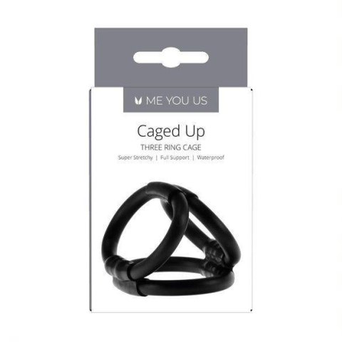 Pierścień- Me You Us Caged Up Cock Cage Black Pierścień- Me You Us Caged Up Cock Cage Black