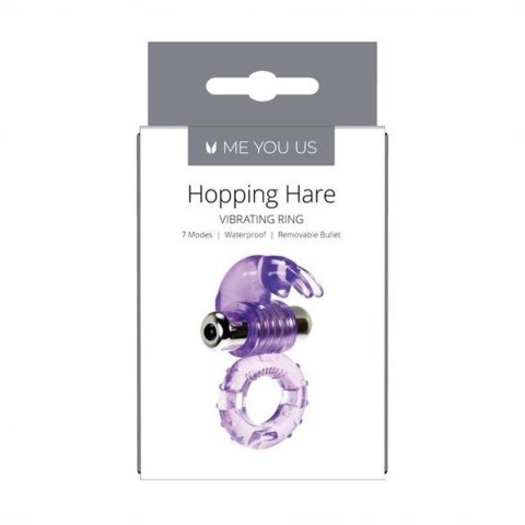 Pierścień- Me You Us Hopping Hare Cock Ring Purple Pierścień- Me You Us Hopping Hare Cock Ring Purple