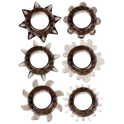 Pierścień- Tickler Set Textured Ring Smoke Pierścień- Tickler Set Textured Ring Smoke