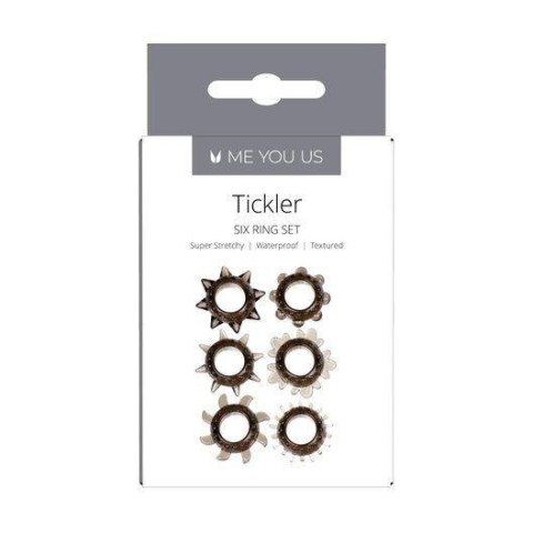 Pierścień- Tickler Set Textured Ring Smoke Pierścień- Tickler Set Textured Ring Smoke