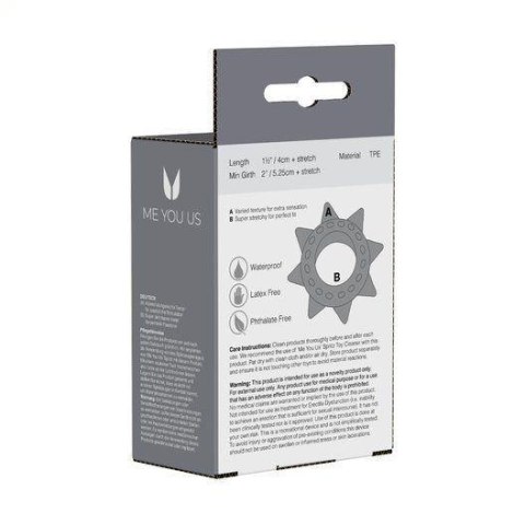 Pierścień- Tickler Set Textured Ring Smoke Pierścień- Tickler Set Textured Ring Smoke