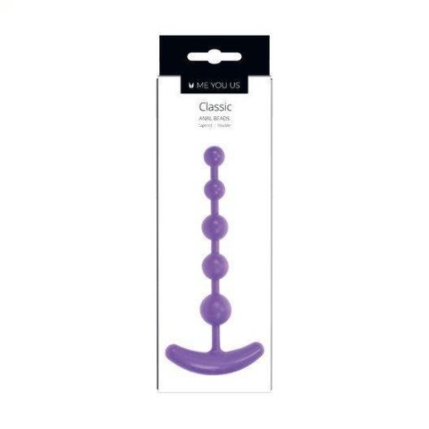 Plug/kulki- Me You Us Classic Anal Beads Purple Plug/kulki- Me You Us Classic Anal Beads Purple