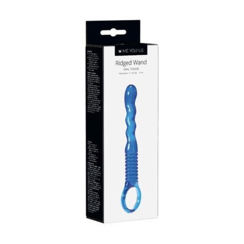 Plug/kulki- Me You Us Ridged Anal Teaser Blue Plug/kulki- Me You Us Ridged Anal Teaser Blue