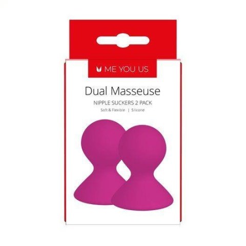 Pompka- Me You Us Dual Masseuse Silicone Nipple Suckers 2 Pack Purple Pompka- Me You Us Dual Masseuse Silicone Nipple Suckers 2 Pack Purple
