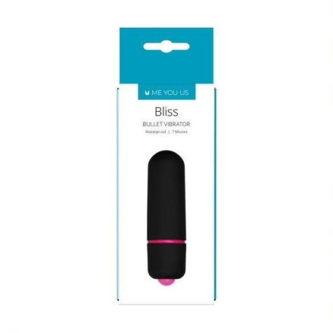 Wibrator-Me You Us Bliss 7 Mode Mini Bullet Vibrator Black Wibrator-Me You Us Bliss 7 Mode Mini Bullet Vibrator Black